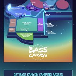 Bass Canyon GA Camping 