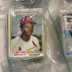 Early to late 70s baseball cards – approximately 1000 total