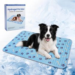 Cooling Mat for Dogs 21 to 50 Pounds 35.5" x 23.6" Waterproof