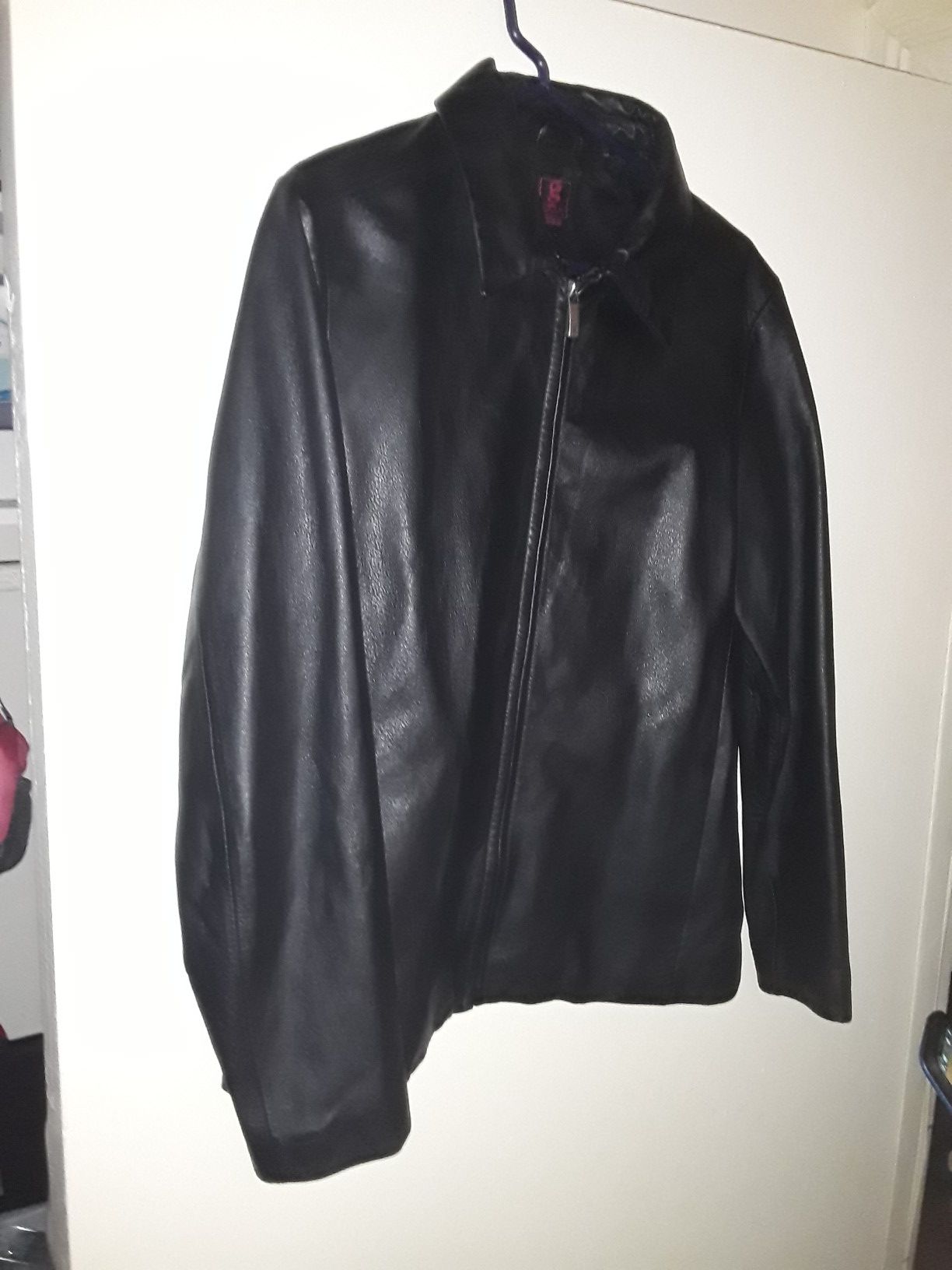 Washington dc pick up only Womens black leather coat