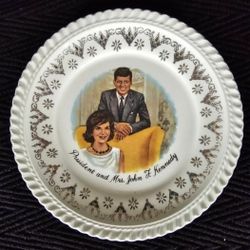 1960 President and Mrs. John F. Kennedy Plate