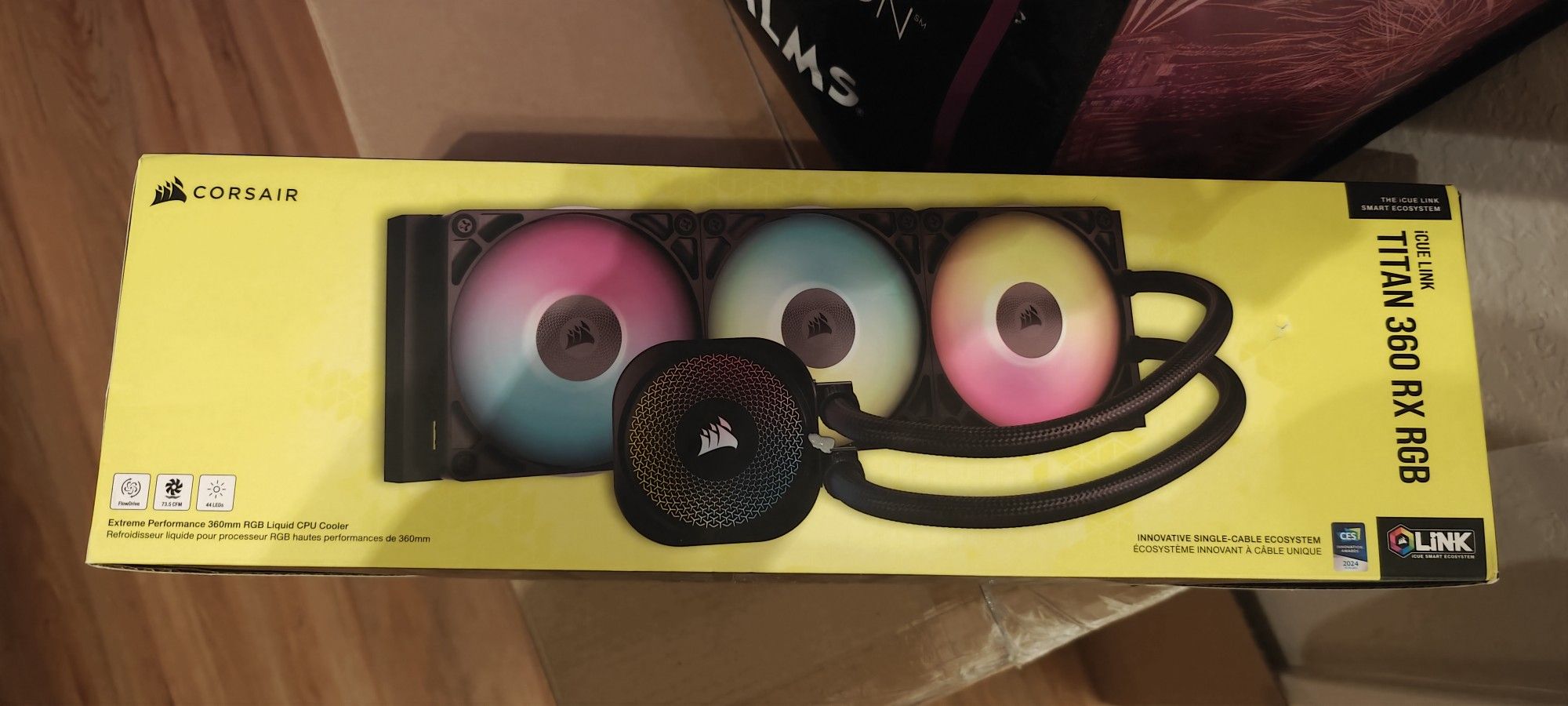 New Corsair Titan 360 icue Link AIO Liquid Cooler w RGB 