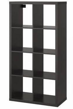Shelf unit, black-brown, 30 1/8x57 5/8 "