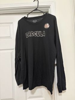 DADCULA, long sleeve shirt glow in the dark size large