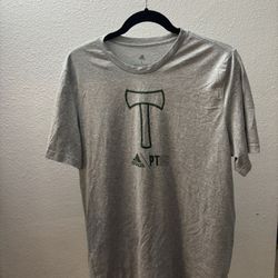 Adidas Portland Timbers Gray T-Shirt Size Large