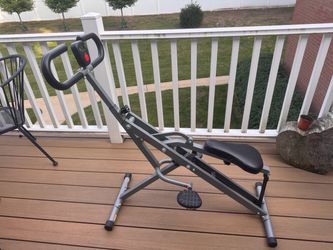 Sunny Health & Fitness Foldable Smart Row-N-Ride Glute & Leg Trainer