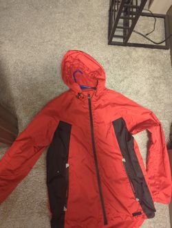 Red Windbreaker Jacket