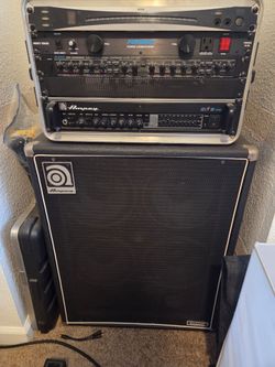 Ampeg SVT3 pro bass rig