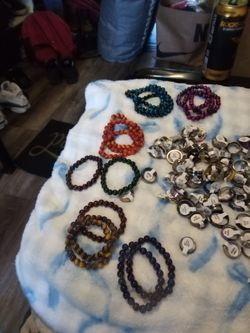 Assorted rings and bracelets