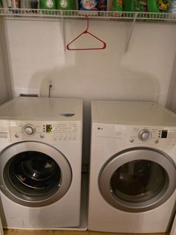 LG washer and dryer set