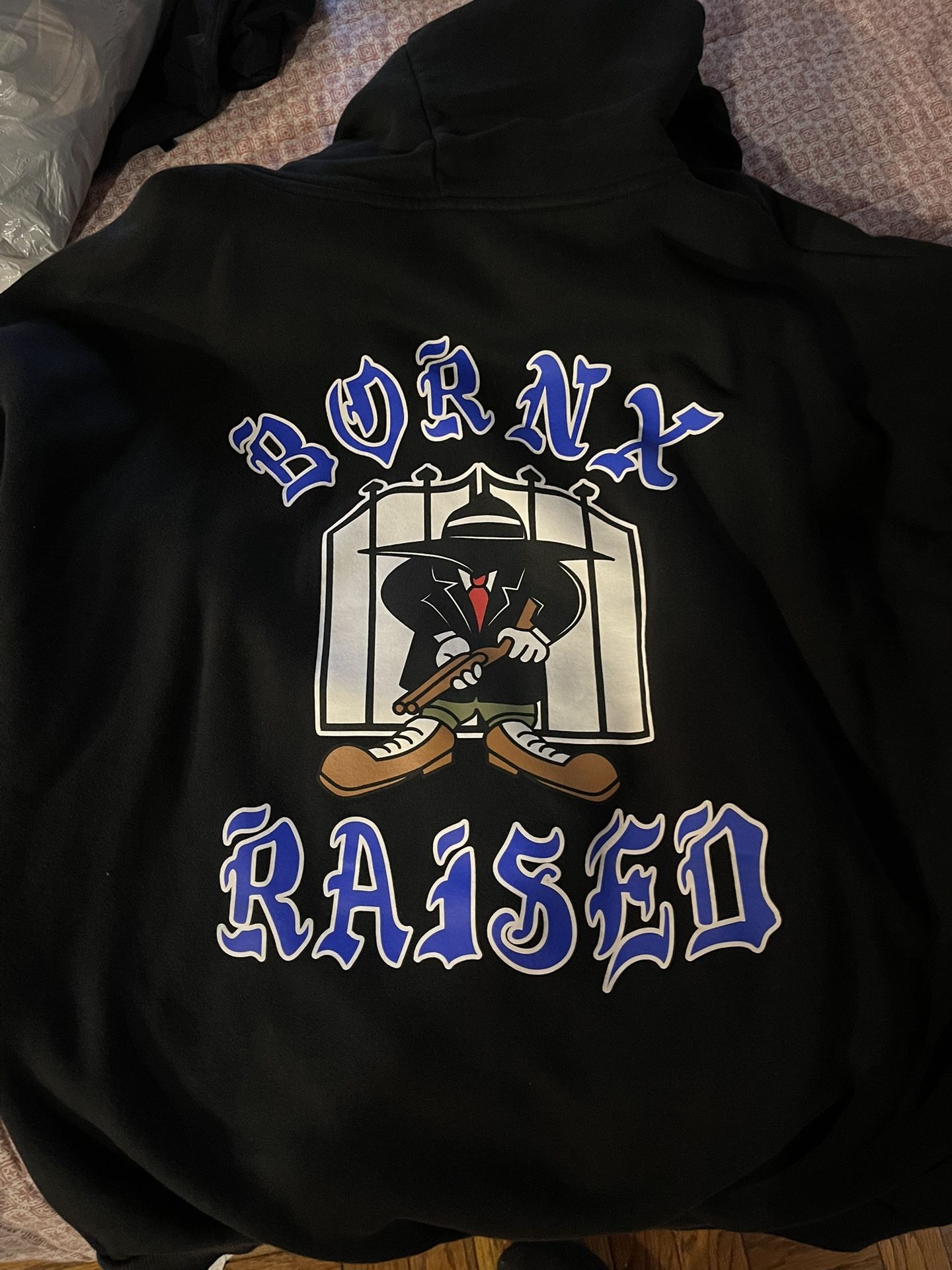 NEW BORN X RAISED BIRDS OF PARADISE COLLECTION CREEPER HOODY: BLACK 3XL