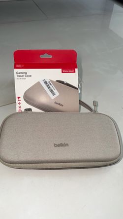 Belkin Travel Case for Nintendo Switch 2, Beige, Game Storage, Wrist Strap