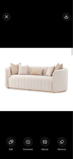 Michael amini Ariana sofa and love seat