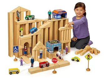 Classroom Hardwood Unit Blocks - Starter Set