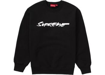 BRAND NEW SUPREME FUTURA PULLOVER CREWNECK SWEATER BLACK SIZE MEDIUM