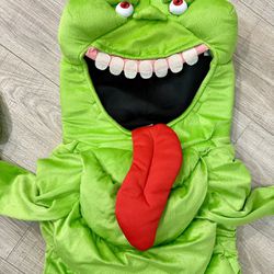 Ghostbusters Slimer Halloween Costume Green XS Unisex Kids Ghost Outfit