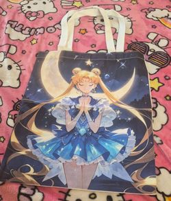 Sailo Moon tote bag