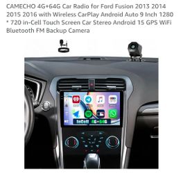 4G+64G Car Radio for Ford Fusion 2013 2014 2015 2016 with Wireless CarPlay