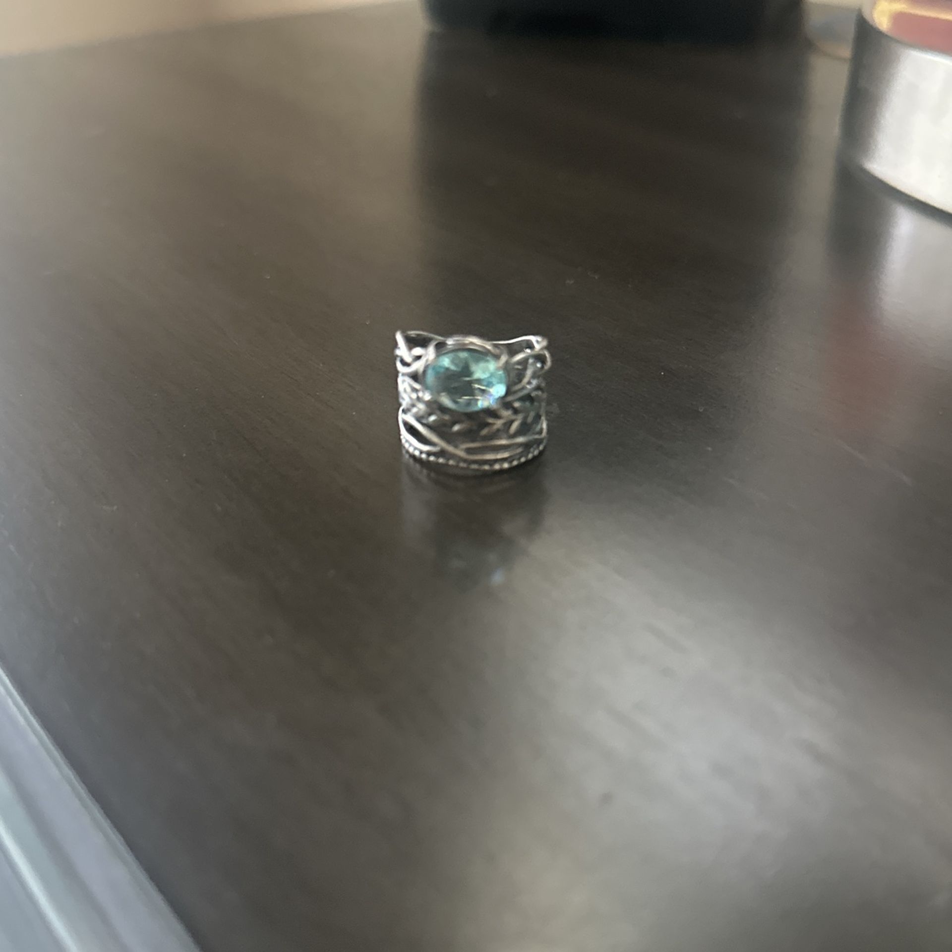 Silver Ring With Turquoise Stone