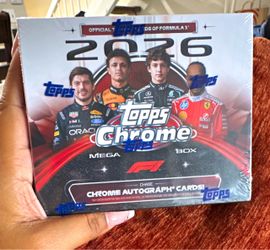 2026 Topps Chrome Formula 1 Mega Box
