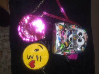 3 Girls Bags, 1 Mimi Backpack 2 Girl Purses 👛