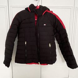 Tommy Hilfiger Black Quilted Puffy Jacket NWT