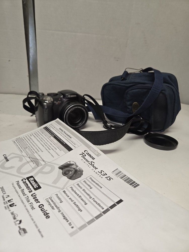 Canon Power Shot S3 Is Digital Camera