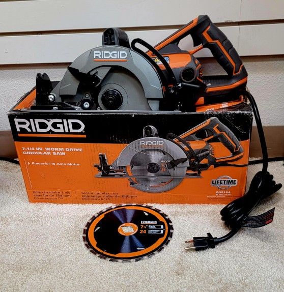 THRUCOOL 15 Amp 7-1/4 in. Worm Drive Circular Saw