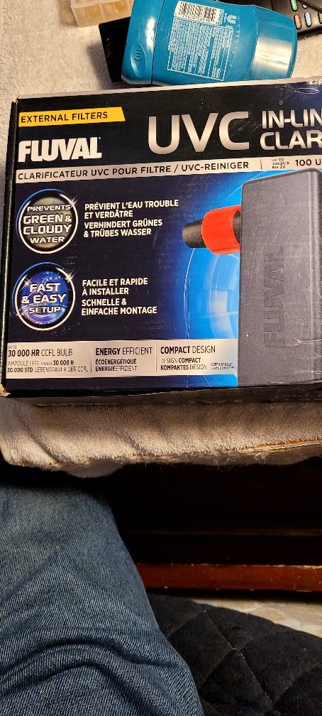 Fluval Water Uvc In-line Clarifer/ External Heater
