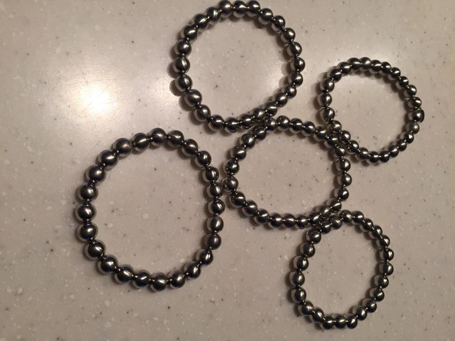 Cookie Lee Gray Beaded Bracelets Set of 5