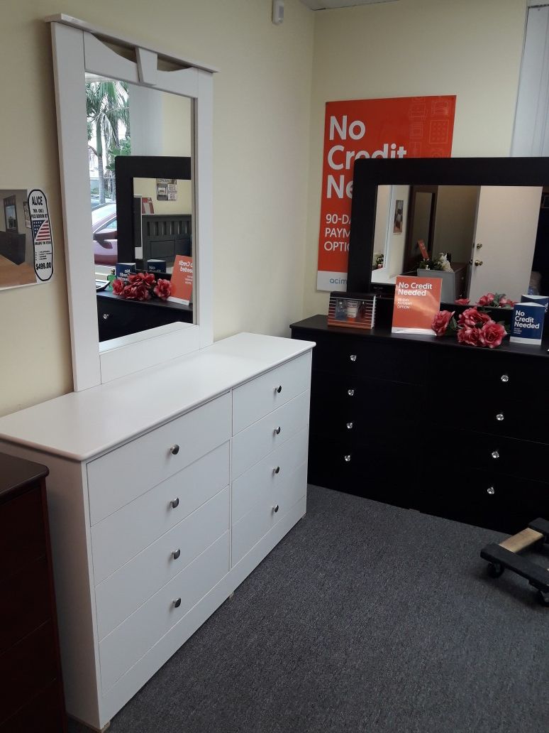 Compressed wood dresser