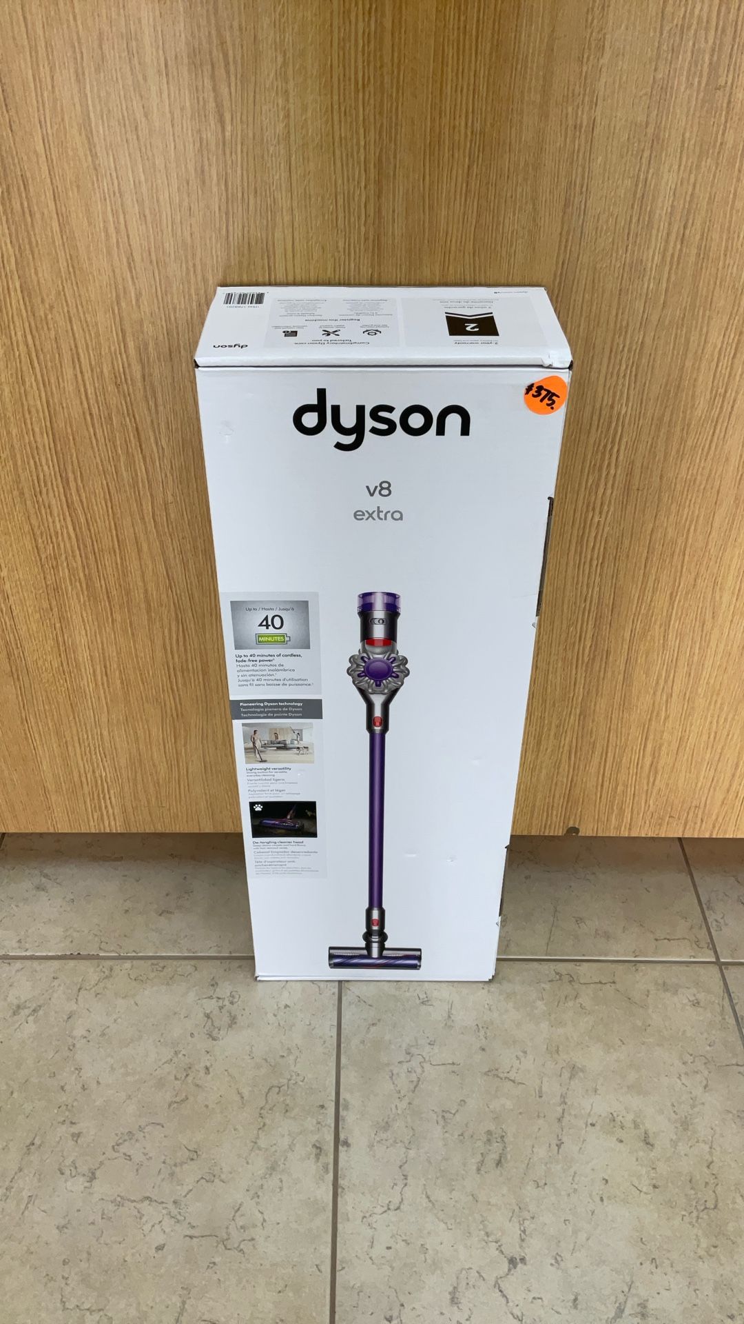 DYSON V8 EXTRA CORDLESS STICK VACUUM CLEANER.
