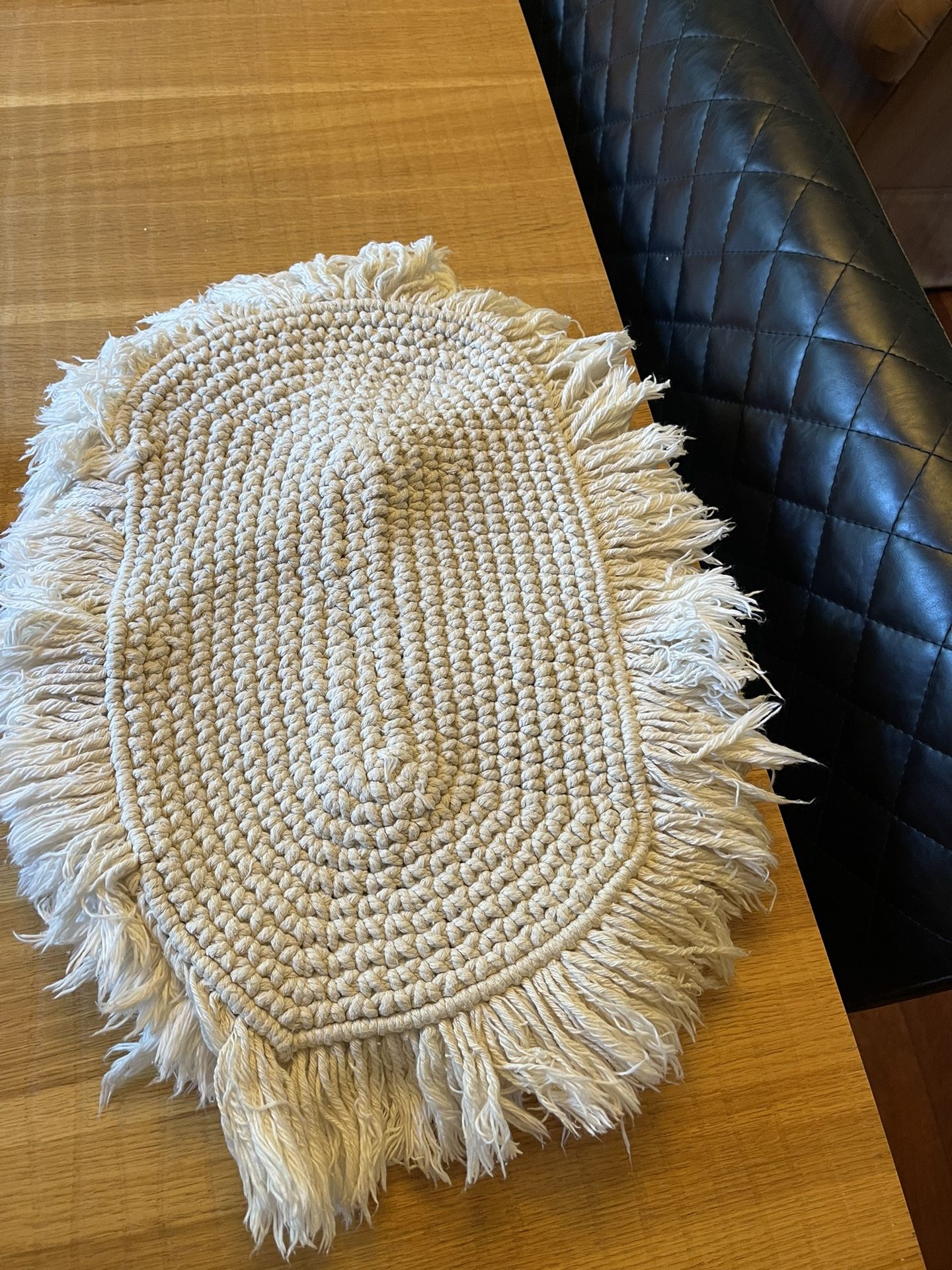 Macrame Place Mats- Set Of 5