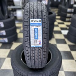 205-70R16 evolux tires 🛞