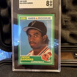 1989 Score - Deion Sanders #246 She 8