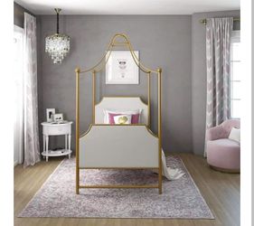 Gold Twin Bed