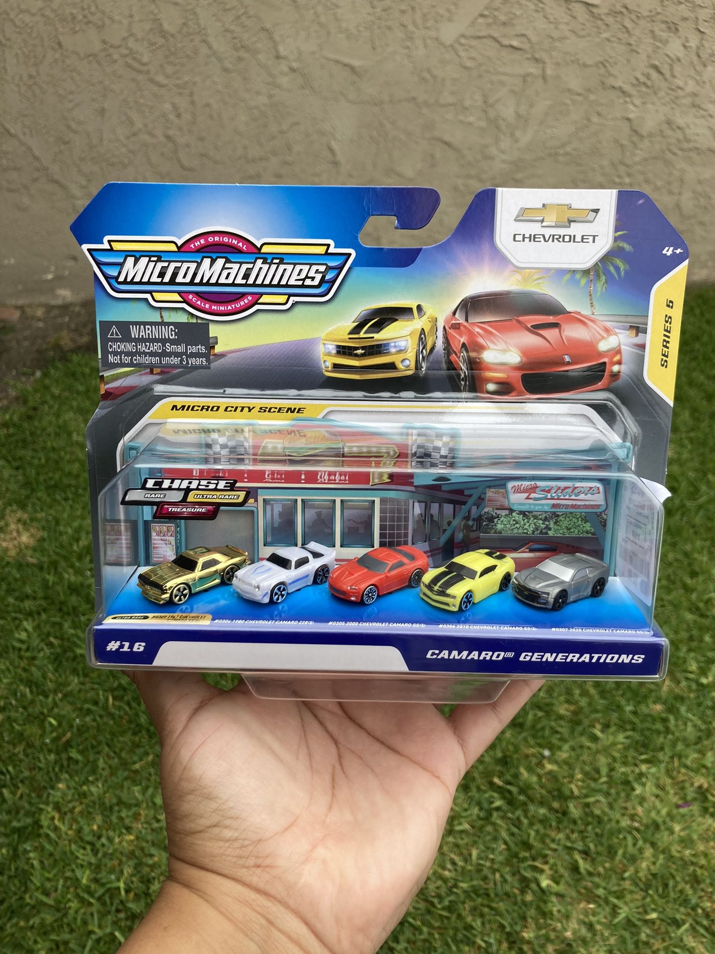 Micro Machines Chevrolet Camaro Chase Gold