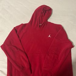 Red Large Jordan Hoodie 