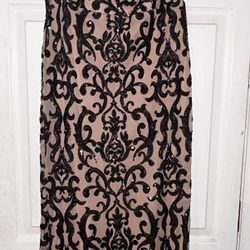 Black And Tan Prom Dress
