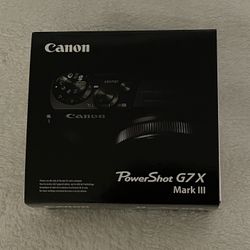 Canon G7X Mark III