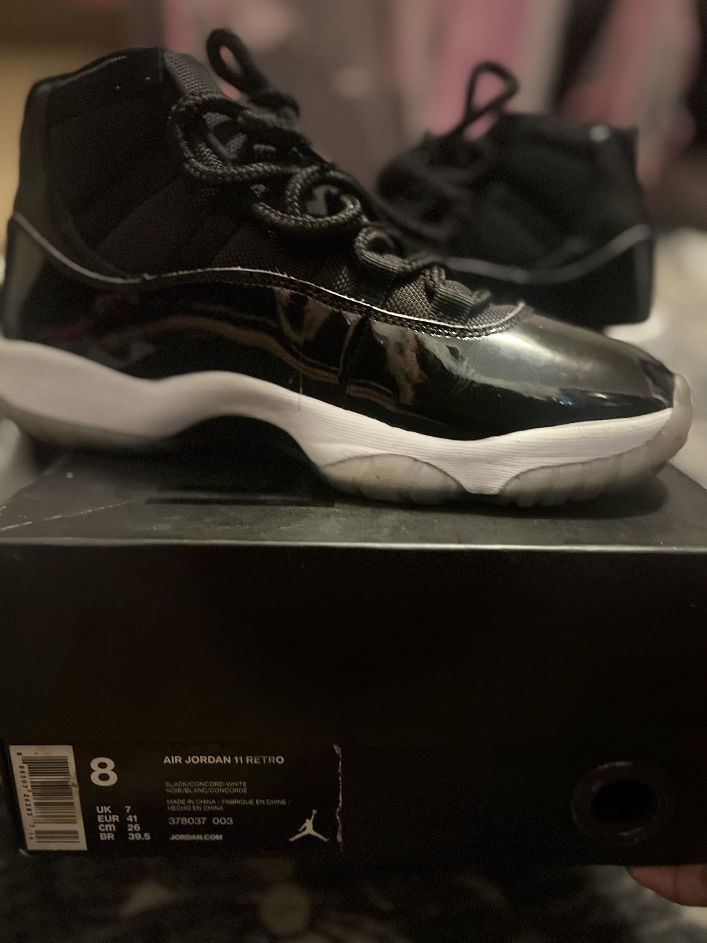 Men Size 8 Air Jordan 11’s “space Jams”