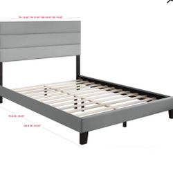 Platform bed brand new. We can deliver. Mattress also in stock for additional price.