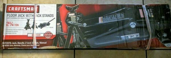 Craftsman 2 1/4 ton Floor Jack & Jack Stands Set (Complete Set)