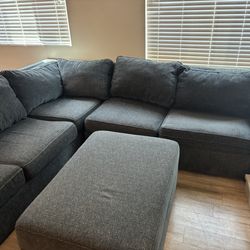 Living Spaces Monterey Twilight Sectional