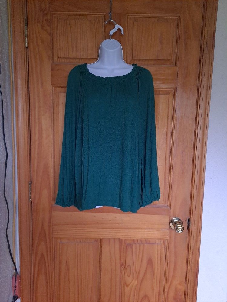 green xxl top