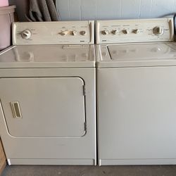 KENMORE WASHER AND DRYER ELECTRIC BOTH WORKING GREAT SUPER CAPACITY 