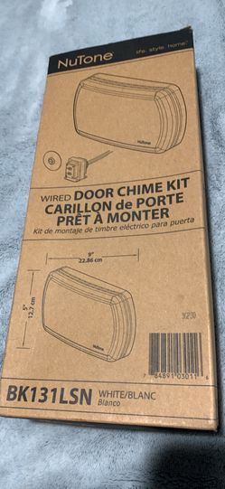 New NuTone BK131LSN Wired Door Chime Kit