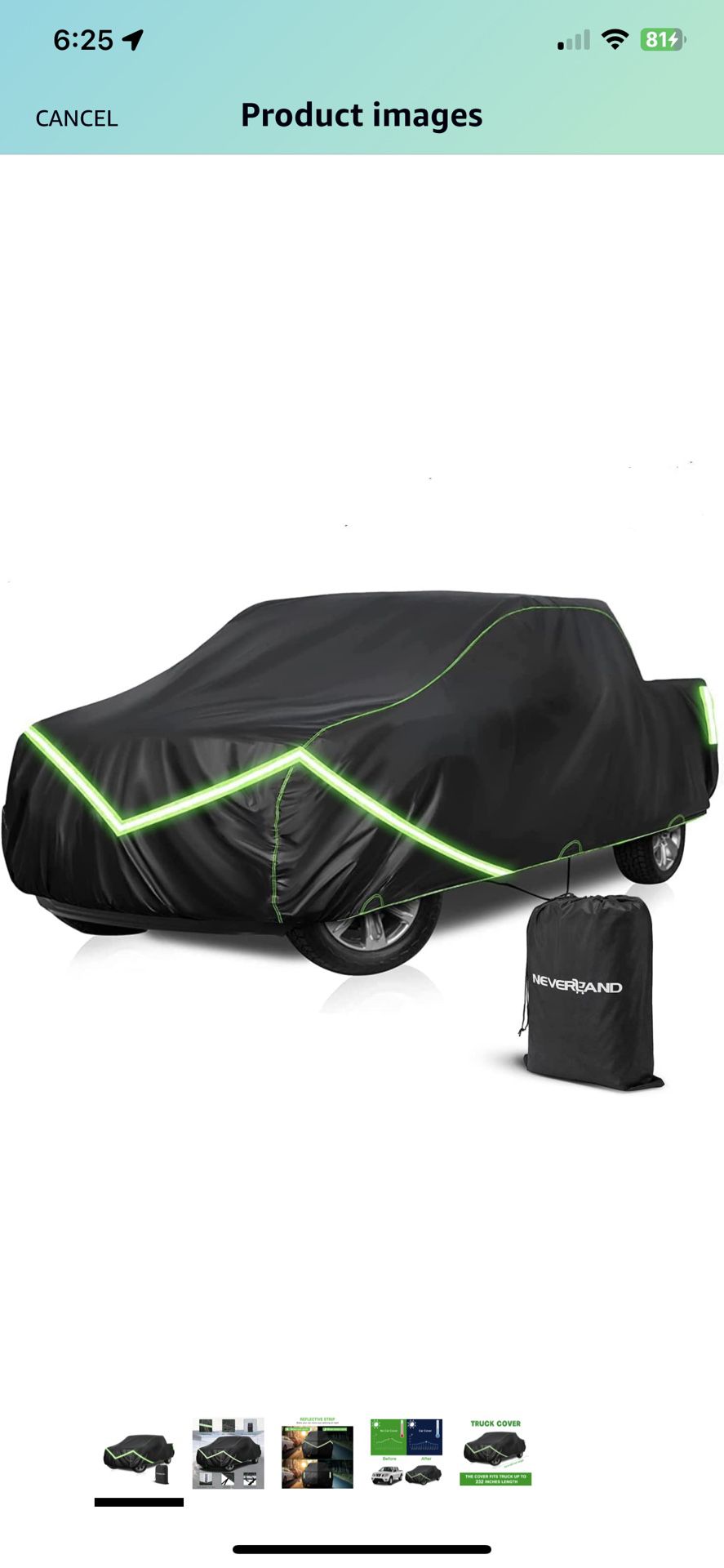 NEVERLAND Truck Cover 200% Waterproof,Pickup Truck Cover All Weather