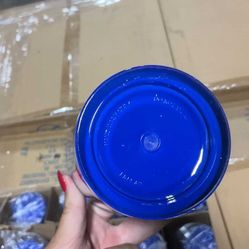 glassware lot Blue 20oz. Party  Tumblers,  Lot Of 6