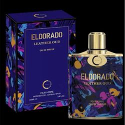 Eldorado Leather Oud Eau De Parfum Smoky Woody Fragrance For Men 100 ML